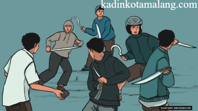 Tawuran Pecah di Jalan DI Panjaitan, Warga Resah dan Arus Lalu Lintas Lumpuh